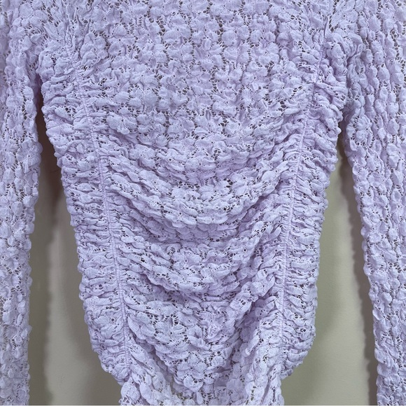 Free People Day N Night Lace Bodysuit In Orchid Ice Size Small Boho Festival - Picture 7 of 13